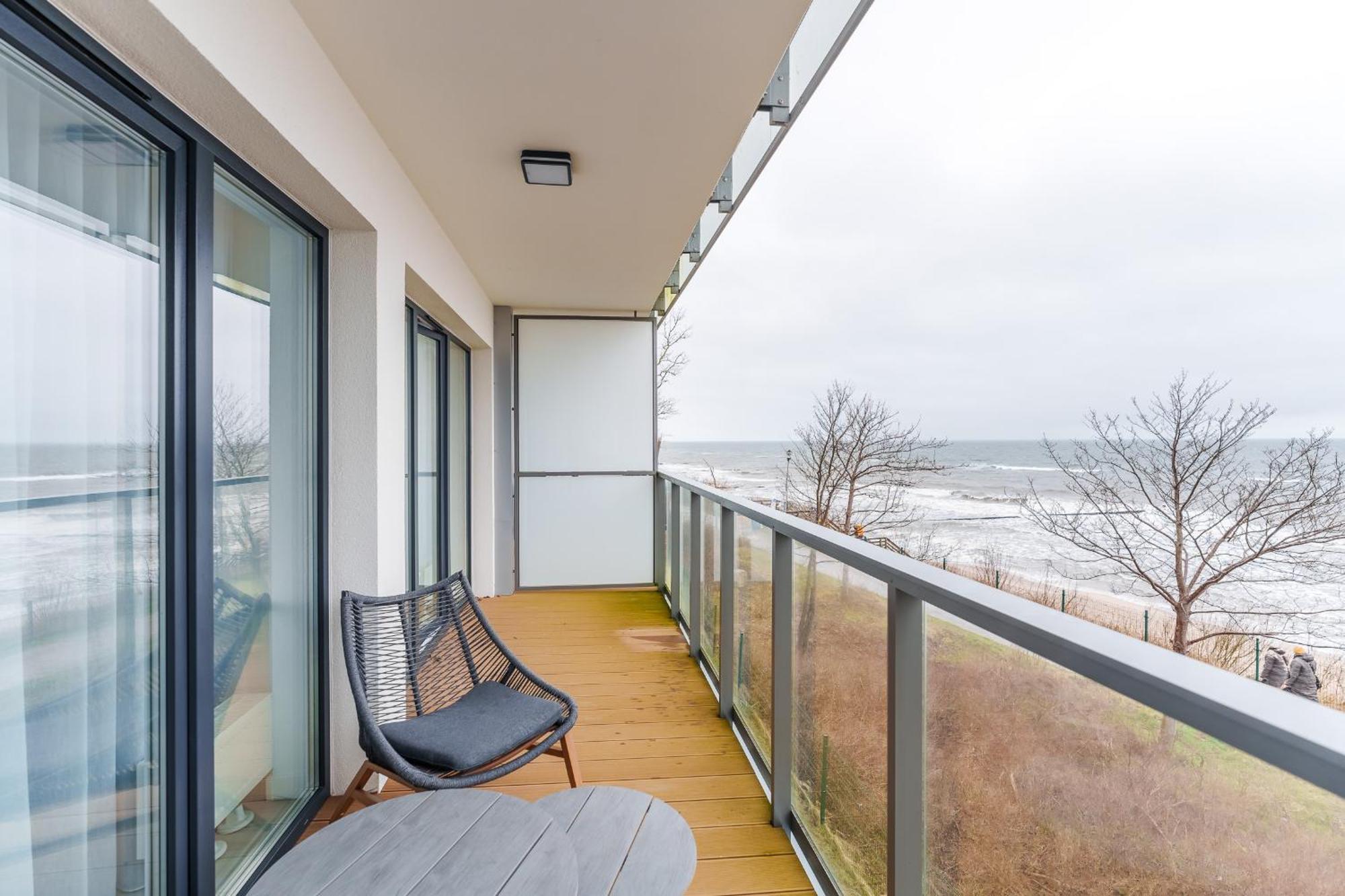 Ustronie Apartments Z Widokiem Na Morze 20 M Do Plazy Ustronie Morskie Bagian luar foto
