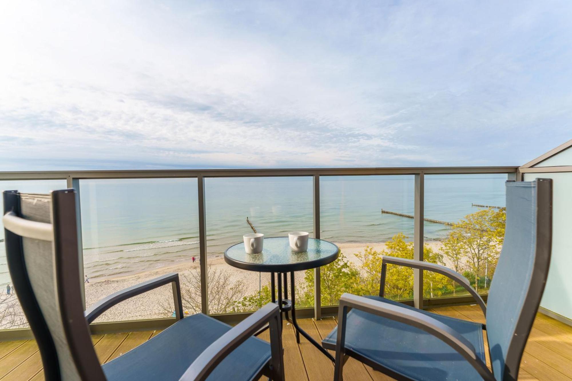Ustronie Apartments Z Widokiem Na Morze 20 M Do Plazy Ustronie Morskie Bagian luar foto