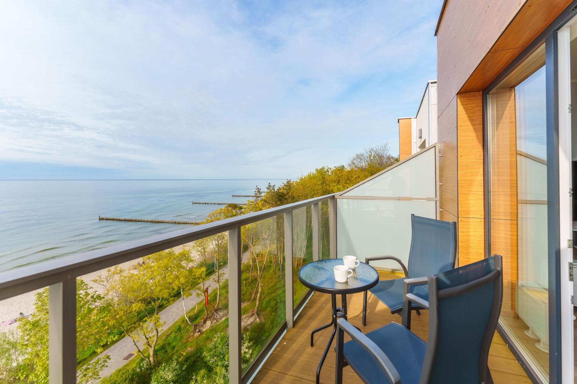 Ustronie Apartments Z Widokiem Na Morze 20 M Do Plazy Ustronie Morskie Bagian luar foto